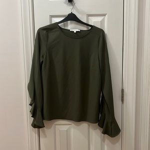 Preston and York Blouse Ruffle Sleeves NWOT